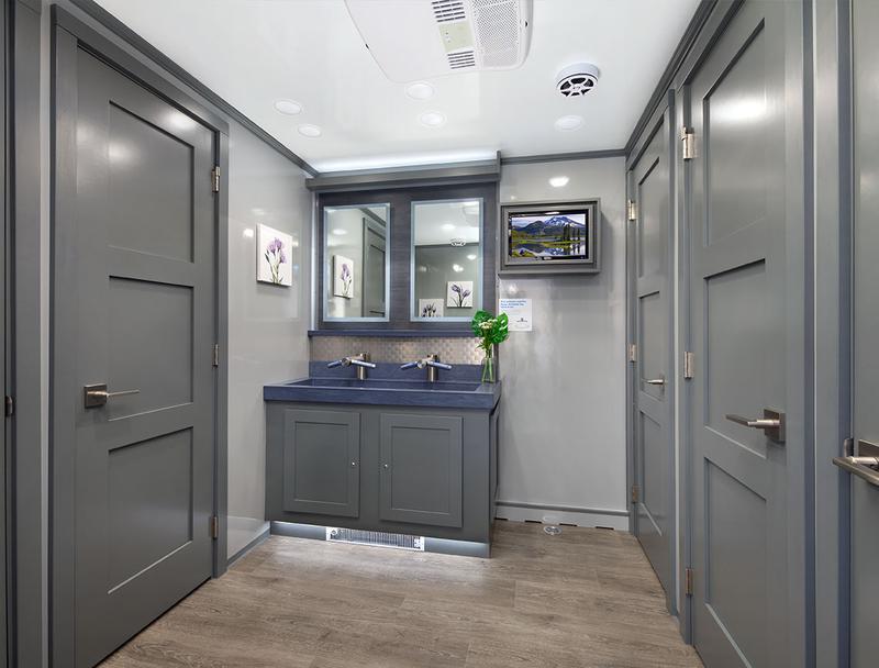Restroom Trailer With Fancy Interior