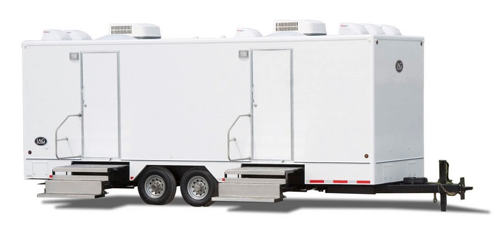 Large 10 Stall Trailer Rentals in New York For Hundreds of People