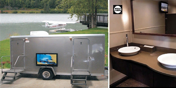 The Hamptons Mobile Bathroom/Shower Trailer Rental in New York