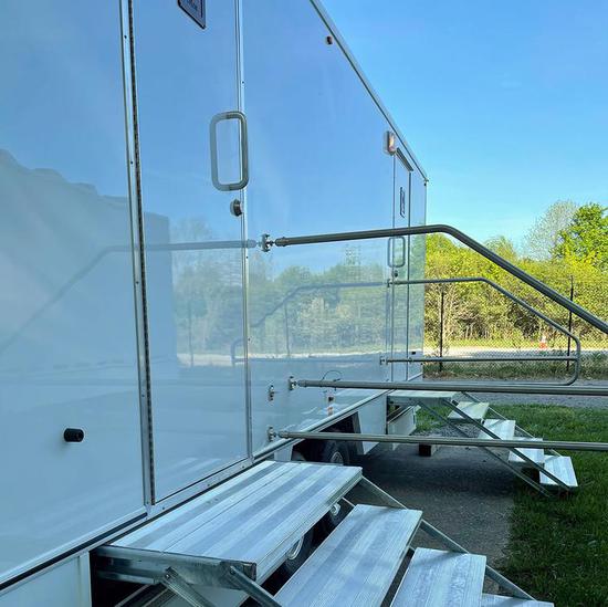 Luxury Shower Trailer Rentals With Heating & Air Conditioning in New York